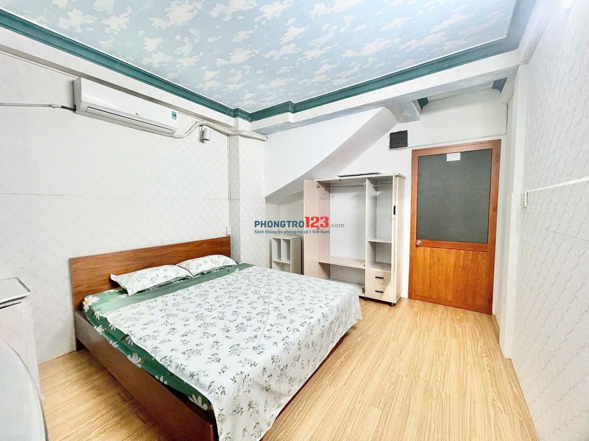 Cho thuê phòng Khu Trung Tâm Q1. Thuận tiện đi lại 4.5tr. Võ Thị Sáu Đinh Tiên Hoàng. Phòng sạch sẽ.
