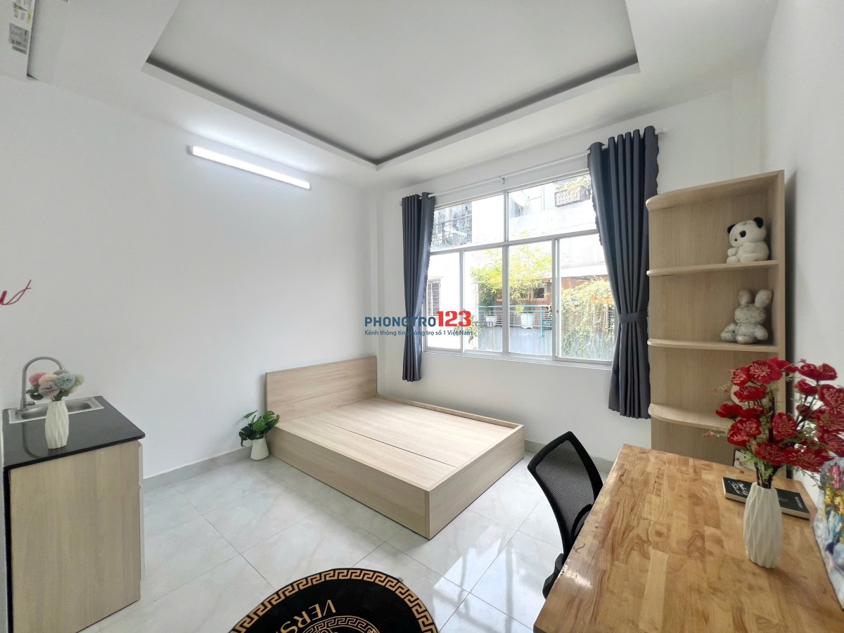 Khai trương phòng mới Bình Thạnh gần chợ Bà Chiểu, cửa sổ siêu thoáng, nội thất mới giá từ 3.9-4.6tr