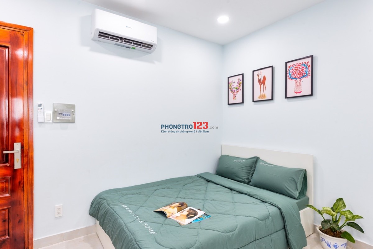 PHÒNG TRỌ MỚI FULL NỘI THẤT NGAY NƠ TRANG LONG - GẦN VĂN LANG, PHẠM VĂN ĐỒNG, CHỢ BÀ CHIỂU