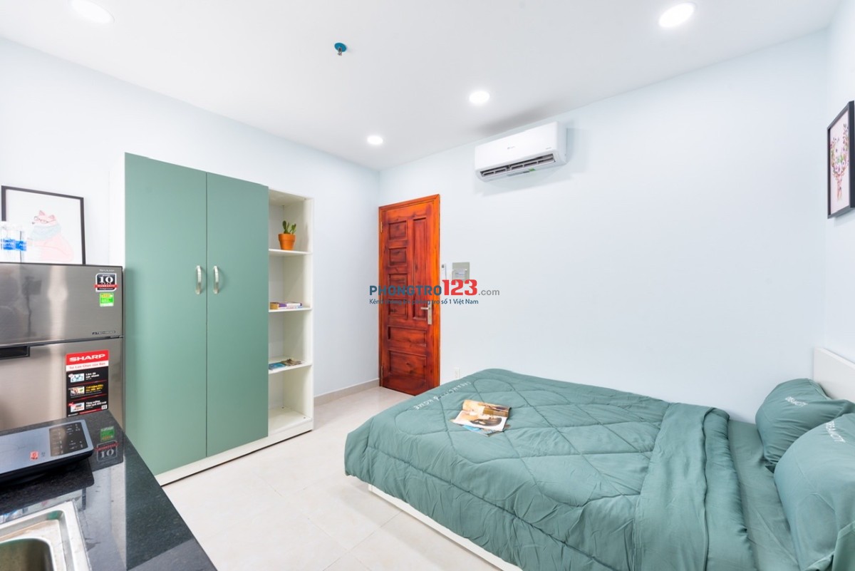 PHÒNG TRỌ MỚI FULL NỘI THẤT NGAY NƠ TRANG LONG - GẦN VĂN LANG, PHẠM VĂN ĐỒNG, CHỢ BÀ CHIỂU