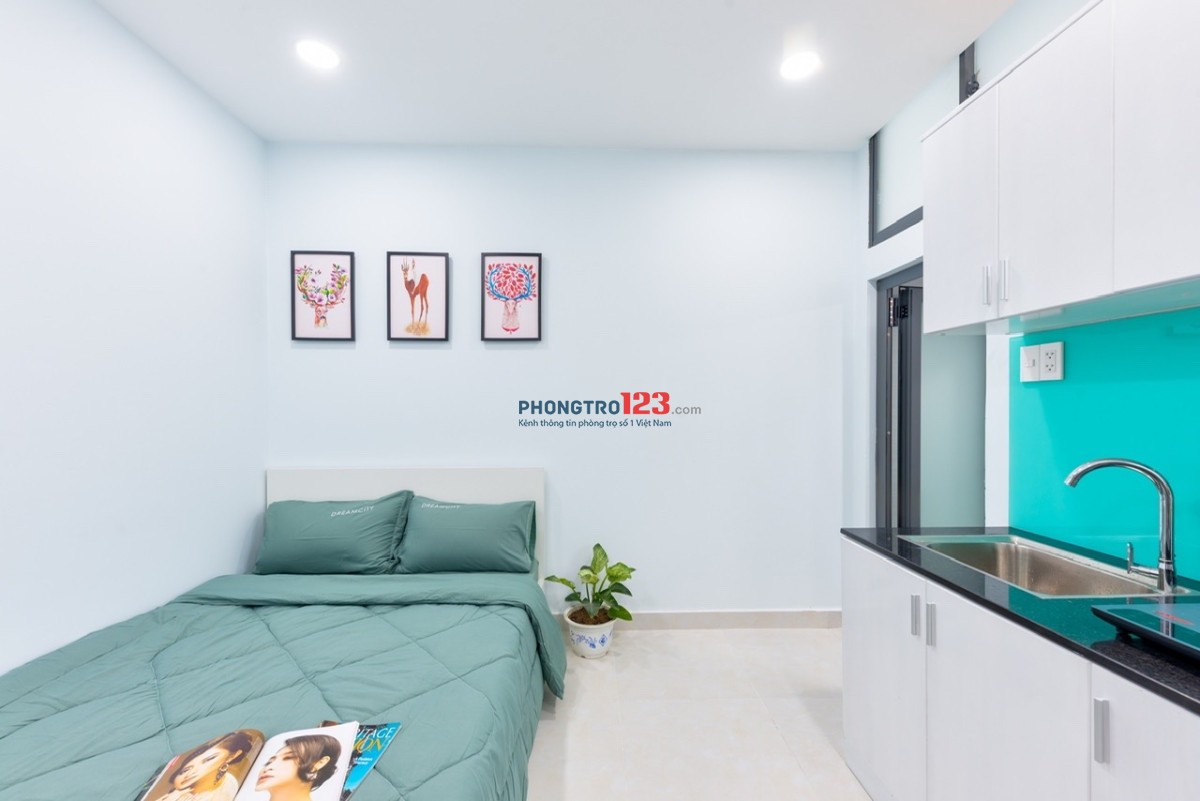 PHÒNG TRỌ MỚI FULL NỘI THẤT NGAY NƠ TRANG LONG - GẦN VĂN LANG, PHẠM VĂN ĐỒNG, CHỢ BÀ CHIỂU