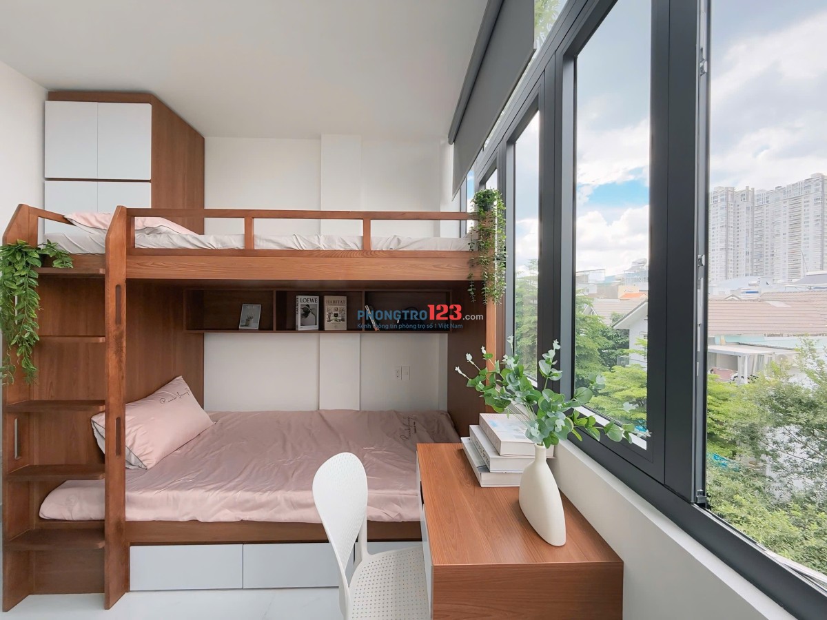 CHO THUÊ CĂN HỘ MINI FULL NỘI THẤT CÓ CỬA SỔ LỚN, NGAY LOTTE MART, GẦN CẦU KÊNH TẺ
