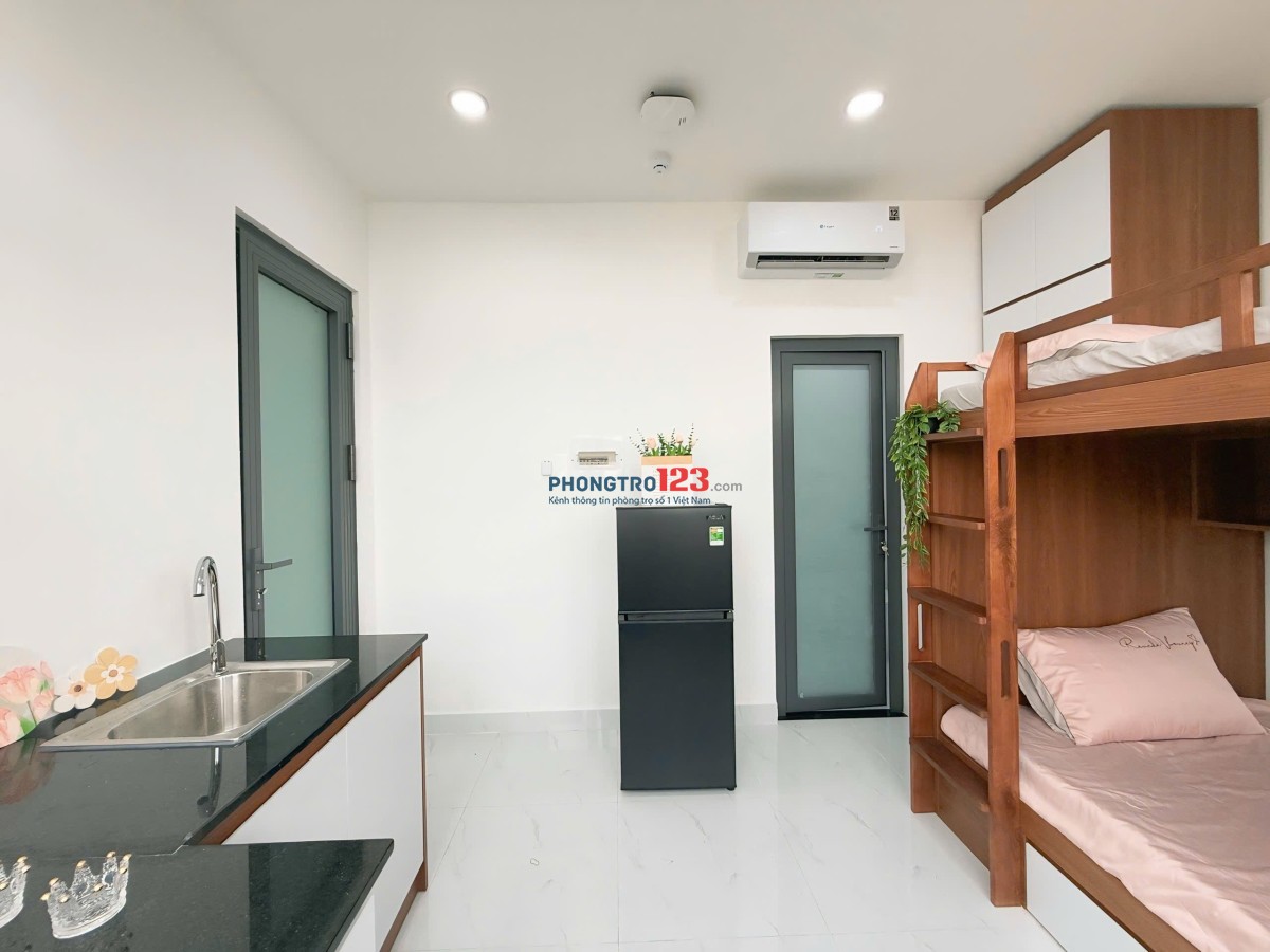 CHO THUÊ CĂN HỘ MINI FULL NỘI THẤT CÓ CỬA SỔ LỚN, NGAY LOTTE MART, GẦN CẦU KÊNH TẺ