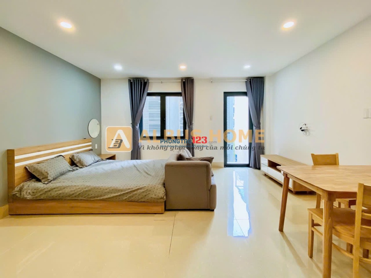 Cho thuê CHDV, Studio có ban công, full nội thất,gần Lotte Mart, cầu Kênh Tẻ, RMIT, VivoCity