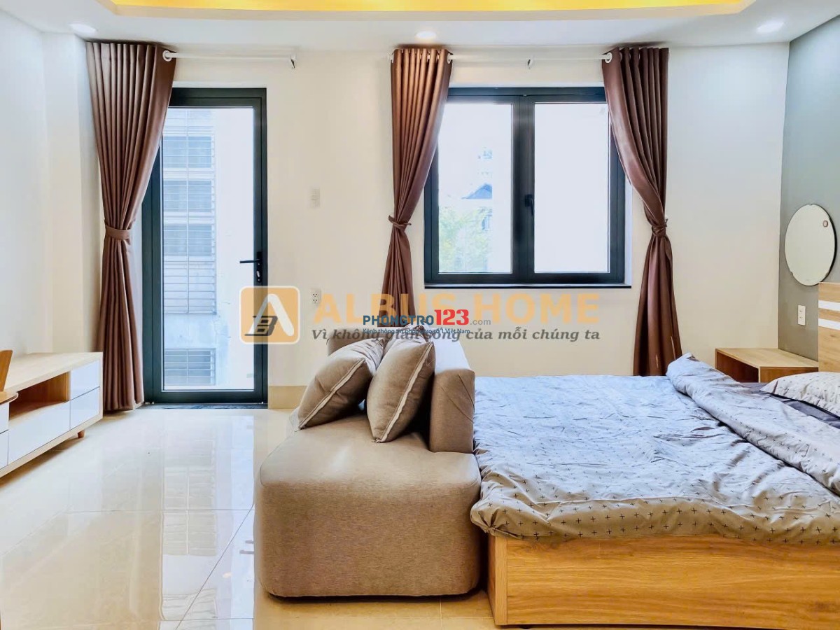 Cho thuê CHDV, Studio có ban công, full nội thất,gần Lotte Mart, cầu Kênh Tẻ, RMIT, VivoCity