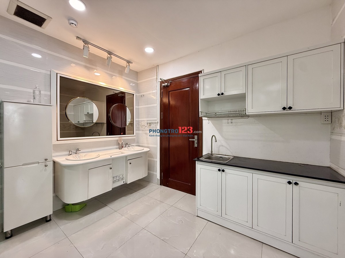 Cho thuê căn hộ 1PN rộng 42m2 - thang máy - chợ Bà Chiểu - cầu Bông