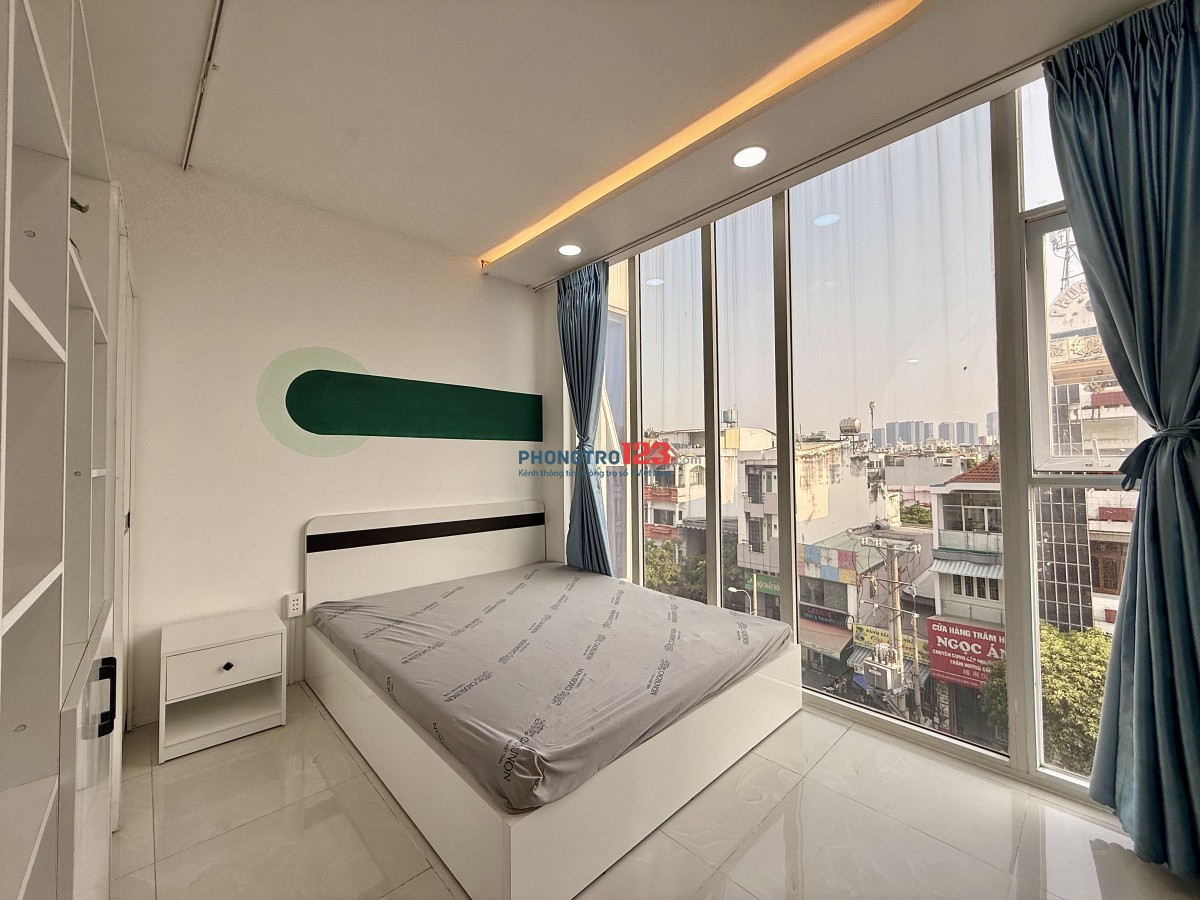 Cho thuê căn hộ 1PN rộng 42m2 - thang máy - chợ Bà Chiểu - cầu Bông