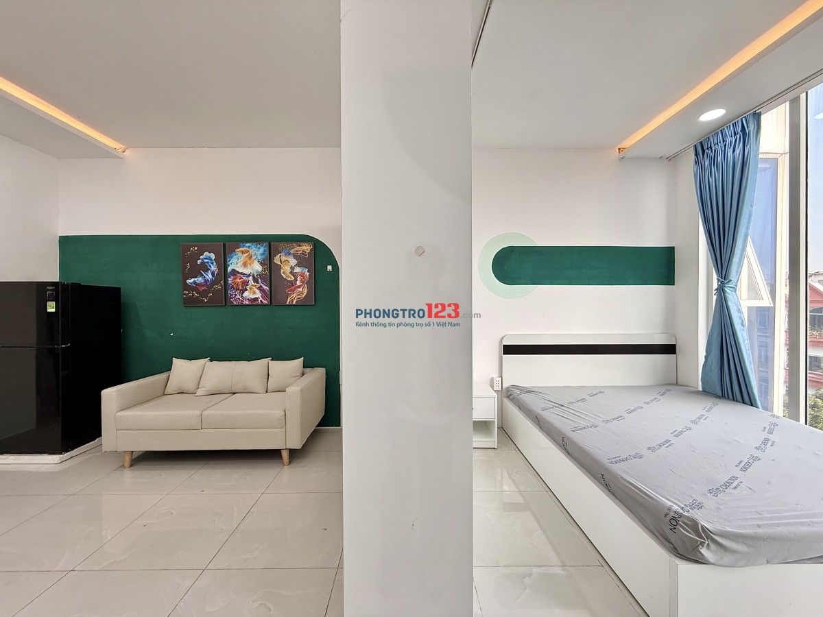Cho thuê căn hộ 1PN rộng 42m2 - thang máy - chợ Bà Chiểu - cầu Bông