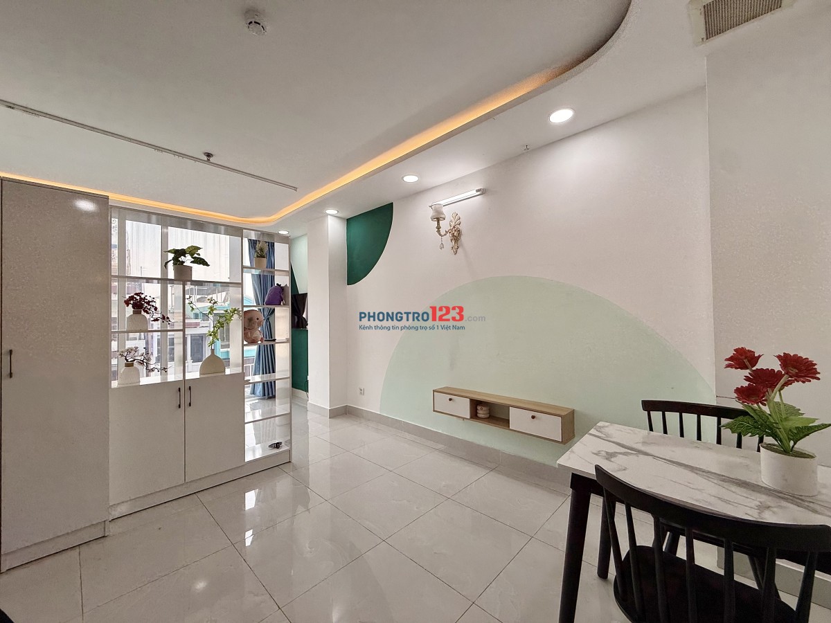 Cho thuê căn hộ 1PN rộng 42m2 - thang máy - chợ Bà Chiểu - cầu Bông