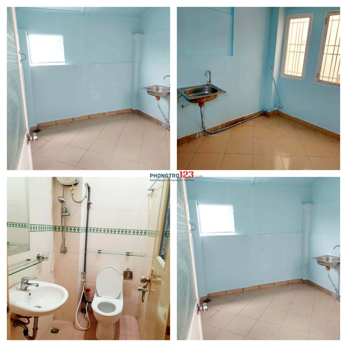 Cho Thuê Phòng Q3 .rộng rãi thoải mái.cửa sổ.1tr900