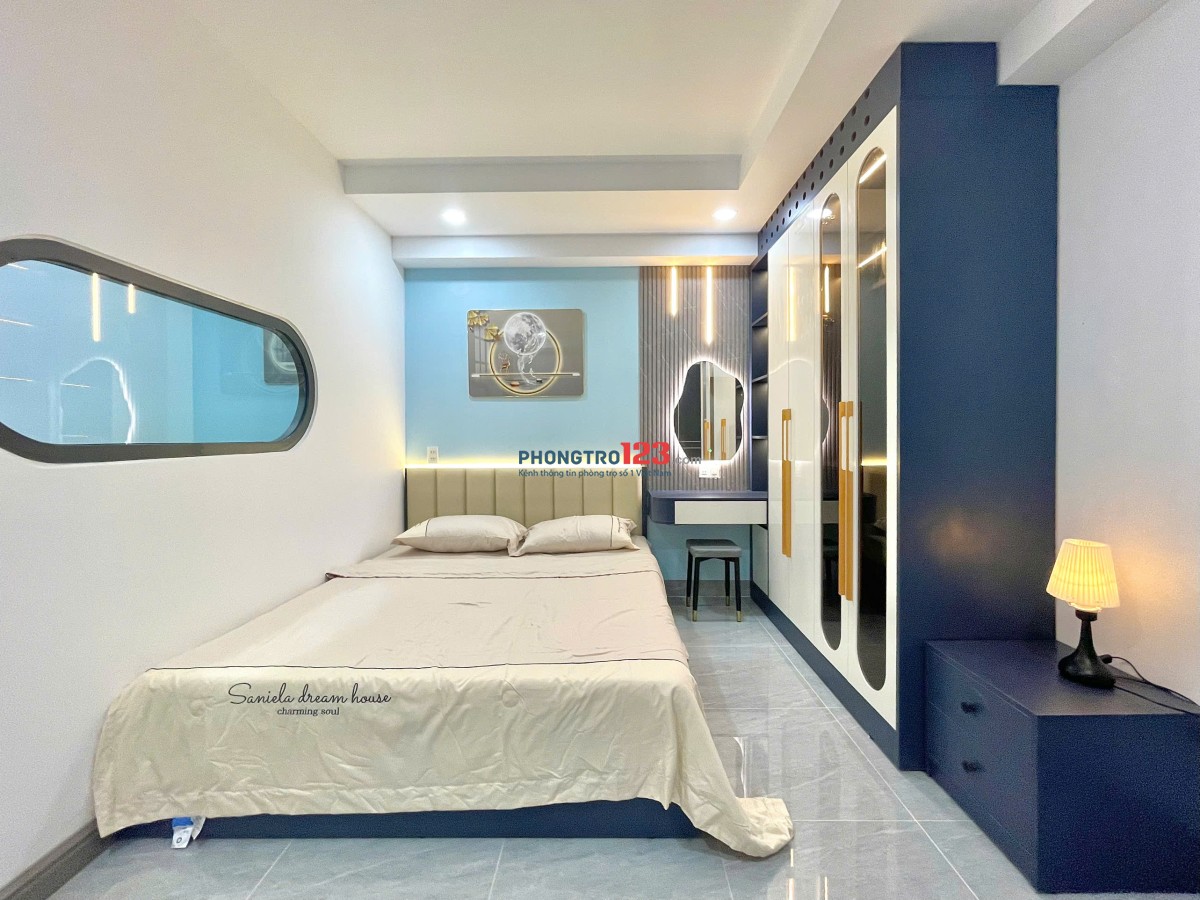 Cho thuê căn hộ 1PN tách bếp đầy đủ tiện nghi gần Ngã Tư Hàng Xanh - Bùi Đình Túy, Quận Bình Thạnh