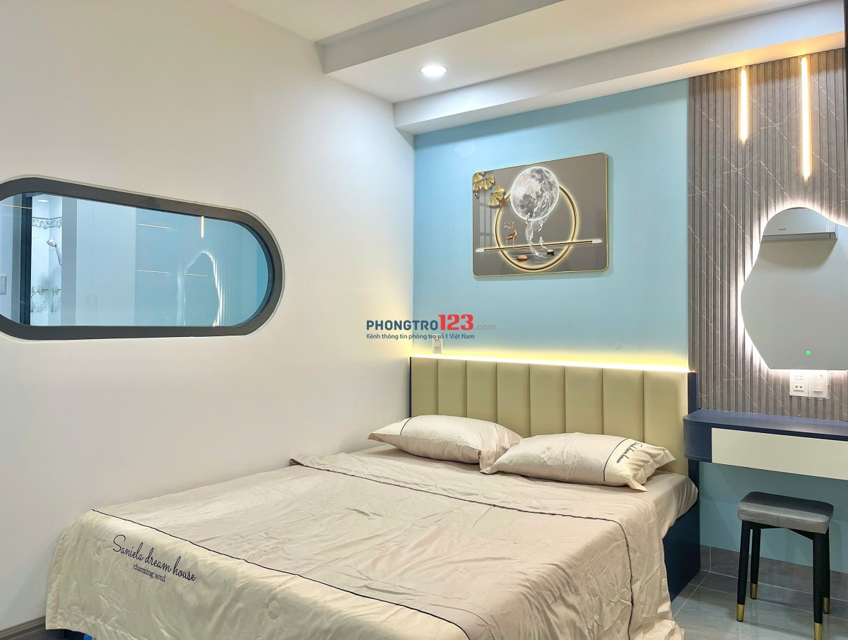Cho thuê căn hộ 1PN tách bếp đầy đủ tiện nghi gần Ngã Tư Hàng Xanh - Bùi Đình Túy, Quận Bình Thạnh