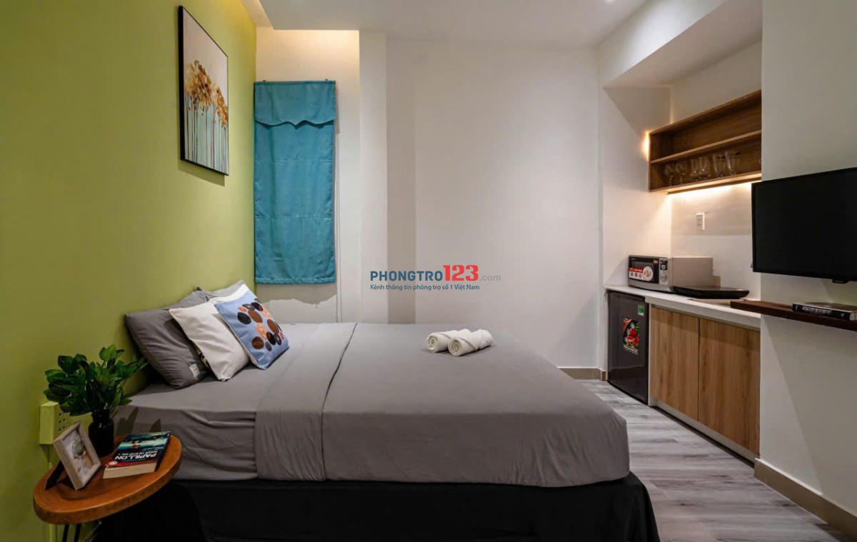 CHO THUÊ STUDIO XINH – FULL NỘI THẤT, ĐẦY ĐỦ TIỆN NGHI – PHÓ ĐỨC CHÍNH, QUẬN 1
