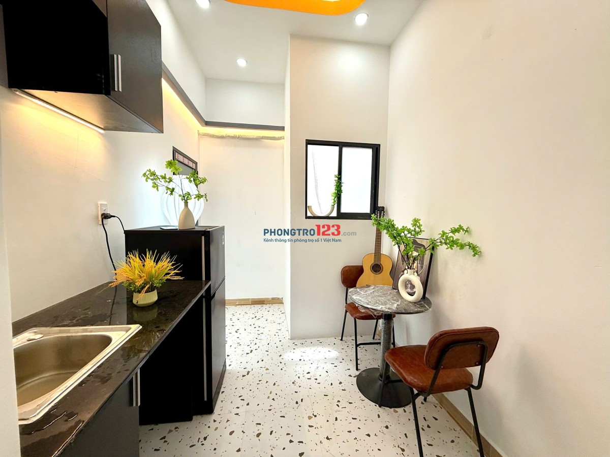 CHO THUÊ CĂN HỘ 1 PHÒNG NGỦ TÁCH BẾP – FULL NỘI THẤT KHU VỰC TÂN BÌNH
