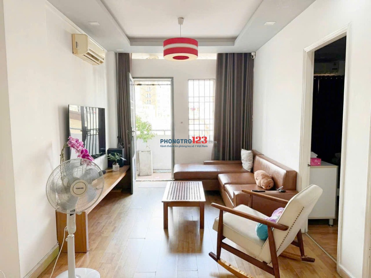 Chung cư Cống Quỳnh, Quận 1: 2p ngủ, đầy đủ NT, 70m2, 11triệu