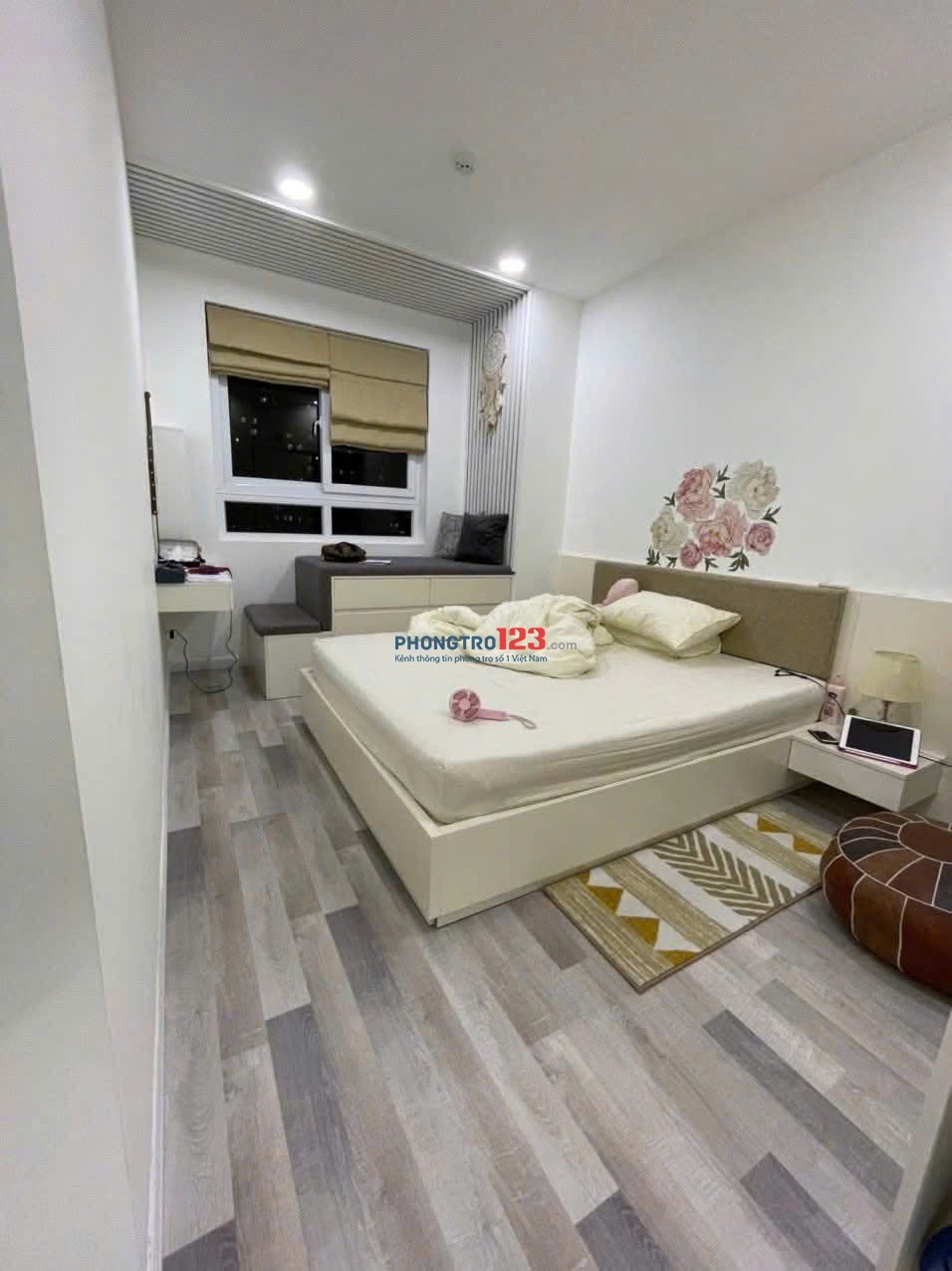 Chung cư Phúc Yên, 1p ngủ, 1wc, có máy lạnh, Phan Huy Ích, TB giá 7tr