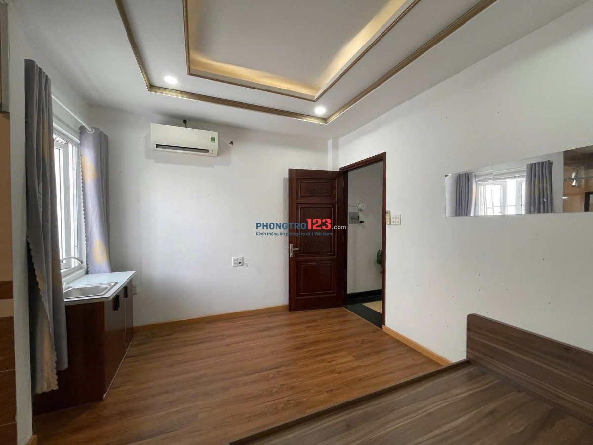 STUDIO FULL NỘI THẤT CỬA SỔ THOÁNG GIÁ RẺ
