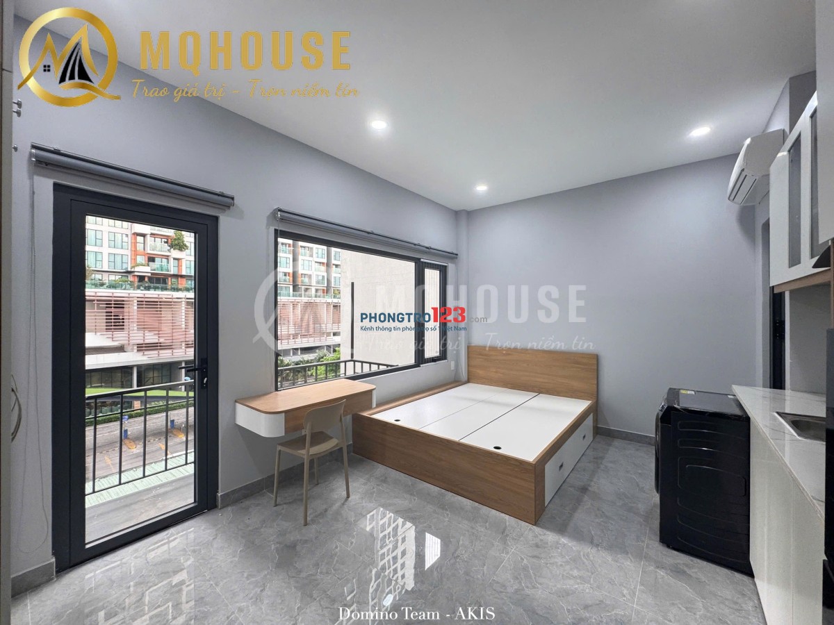 Trống Sẵn Studio Layout Ban Công Full Nội Thất Ngay Khu Đảo Kim Cương