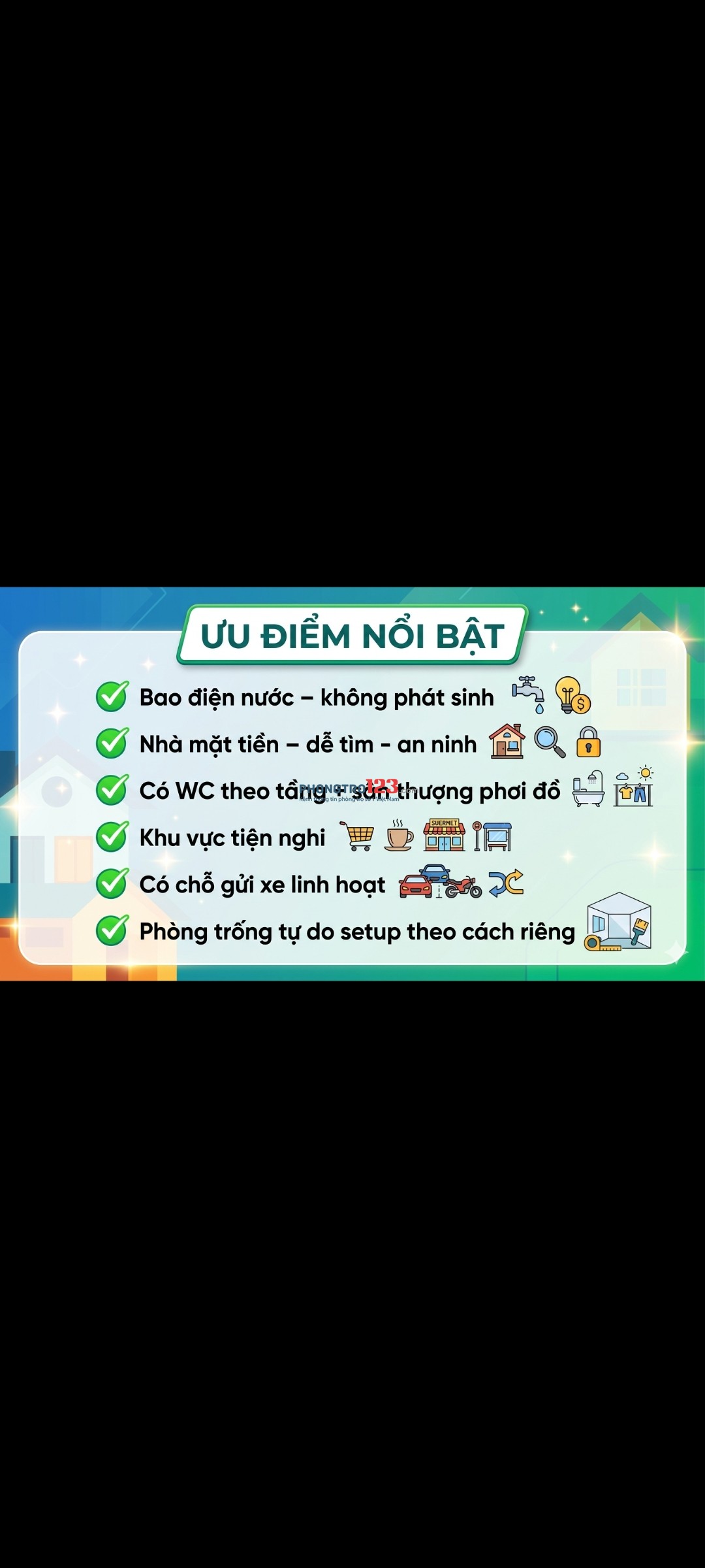 PHÒNG TRỌ ÂU DƯƠNG LÂN Q8 - KHÔNG CỌC - GIÁ TRỌN GÓI