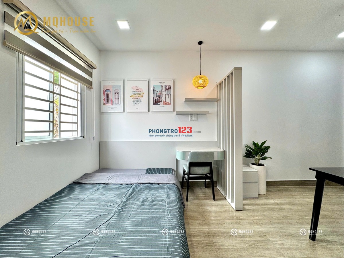 CHO THUÊ STUDIO CỬA SỔ FULL NT CỰC ĐẸP KHU ĂN UỐNG BÀU CÁT GIÁP TÂN PHÚ