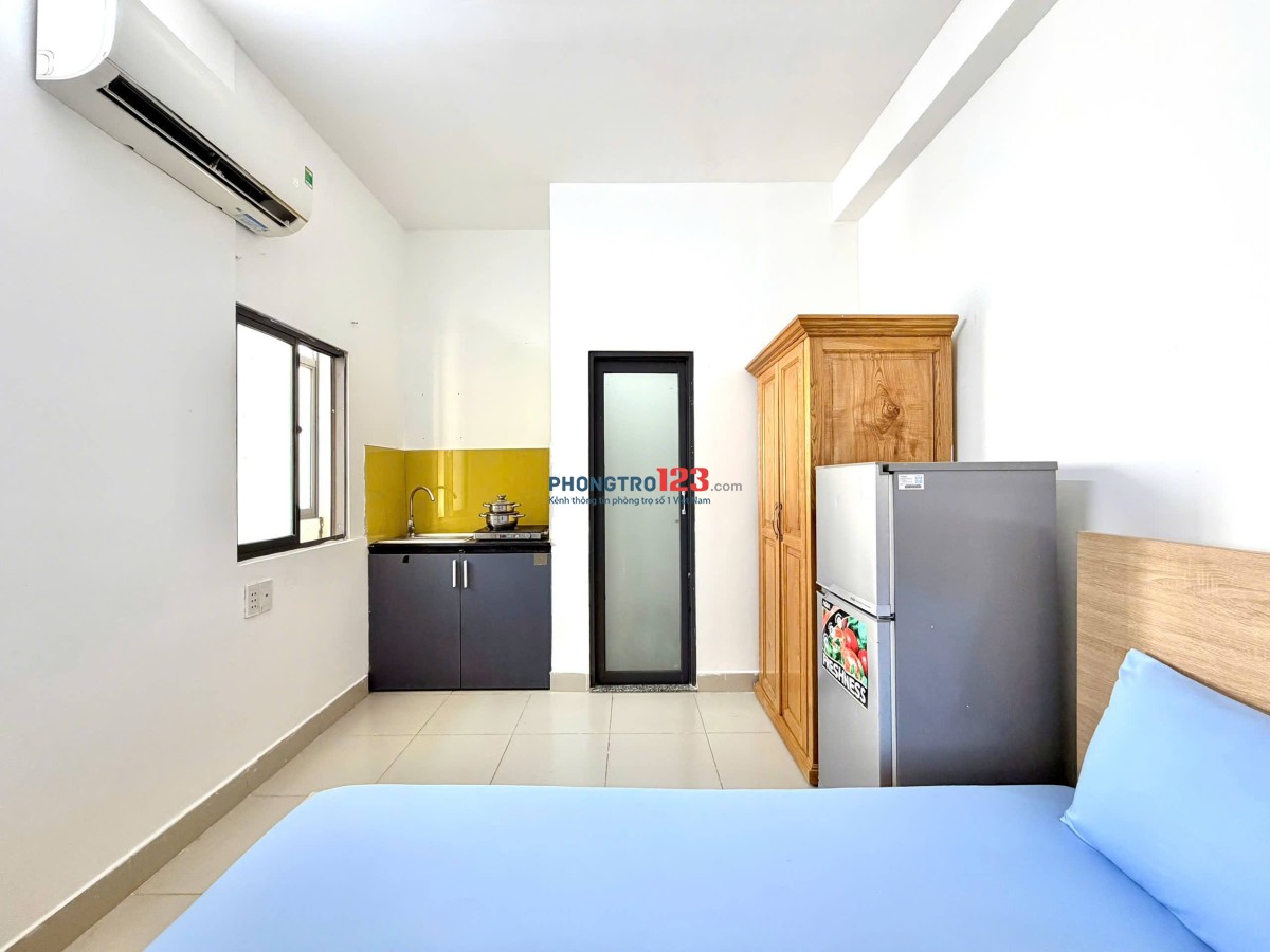 PHÒNG TRỌ CỬA SỔ THOÁNG FULL NỘI THẤT TẠI XÔ VIẾT NGHỆ TĨNH GẦN HÀNG XANH, ĐH GTVT, FTU, HUTECH