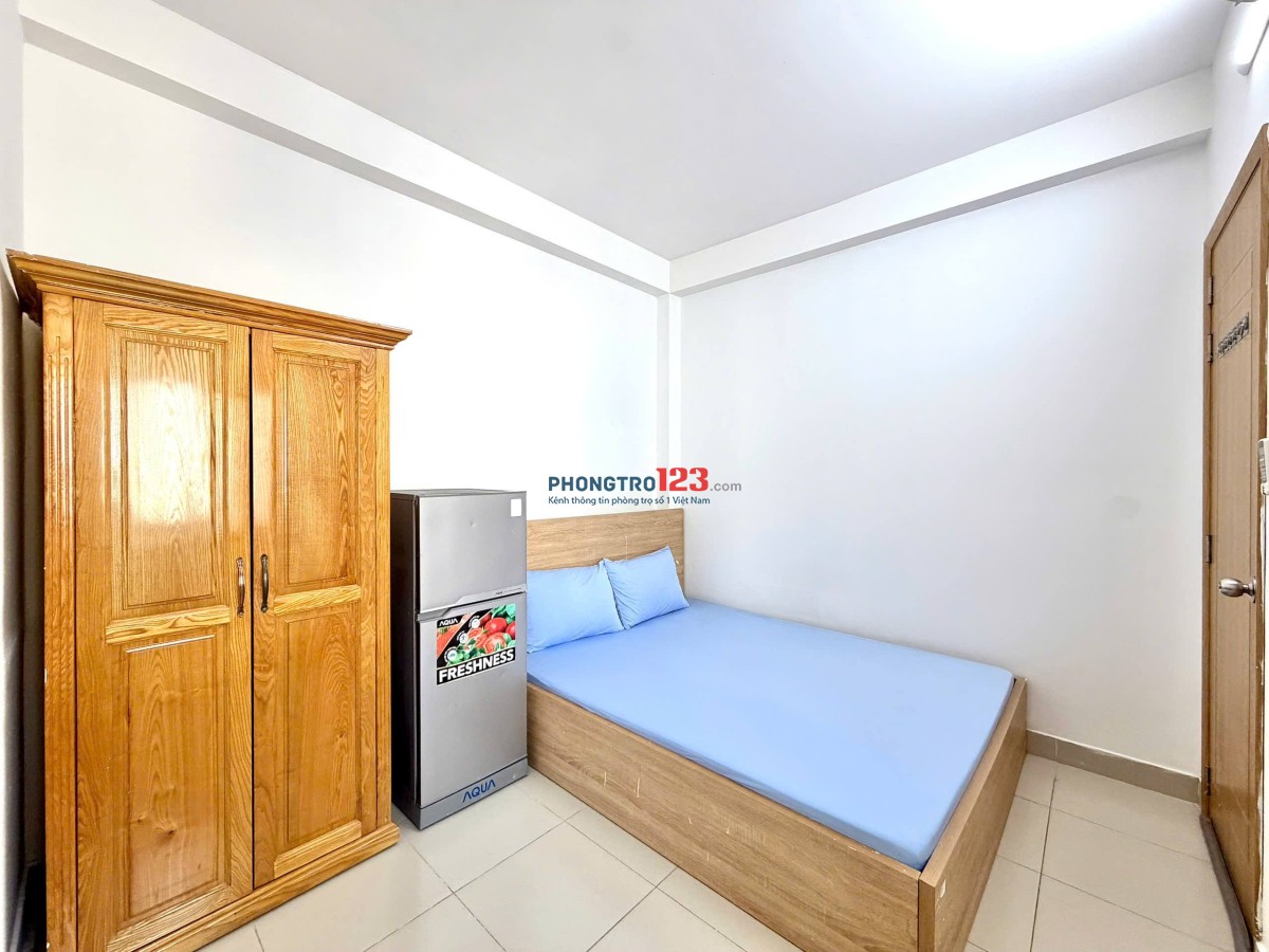 PHÒNG TRỌ CỬA SỔ THOÁNG FULL NỘI THẤT TẠI XÔ VIẾT NGHỆ TĨNH GẦN HÀNG XANH, ĐH GTVT, FTU, HUTECH