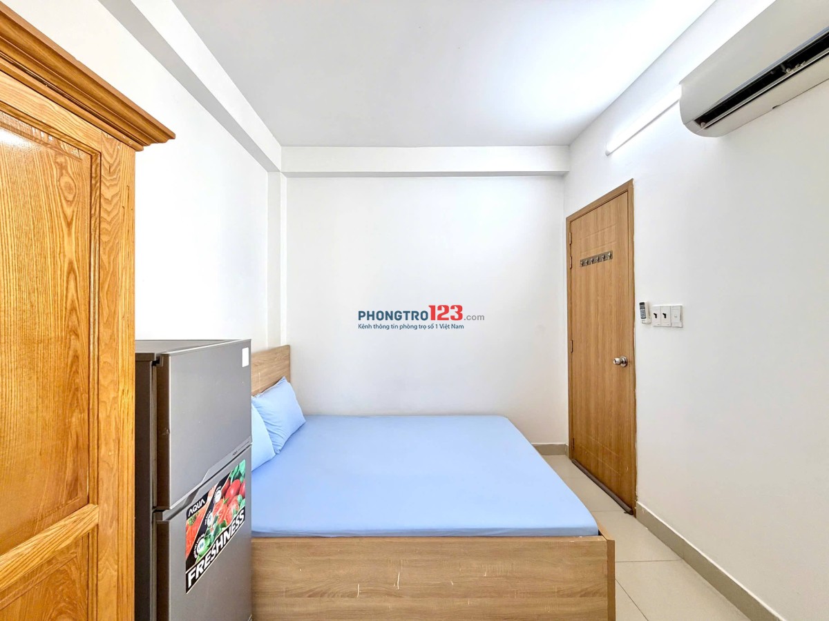 PHÒNG TRỌ CỬA SỔ THOÁNG FULL NỘI THẤT TẠI XÔ VIẾT NGHỆ TĨNH GẦN HÀNG XANH, ĐH GTVT, FTU, HUTECH