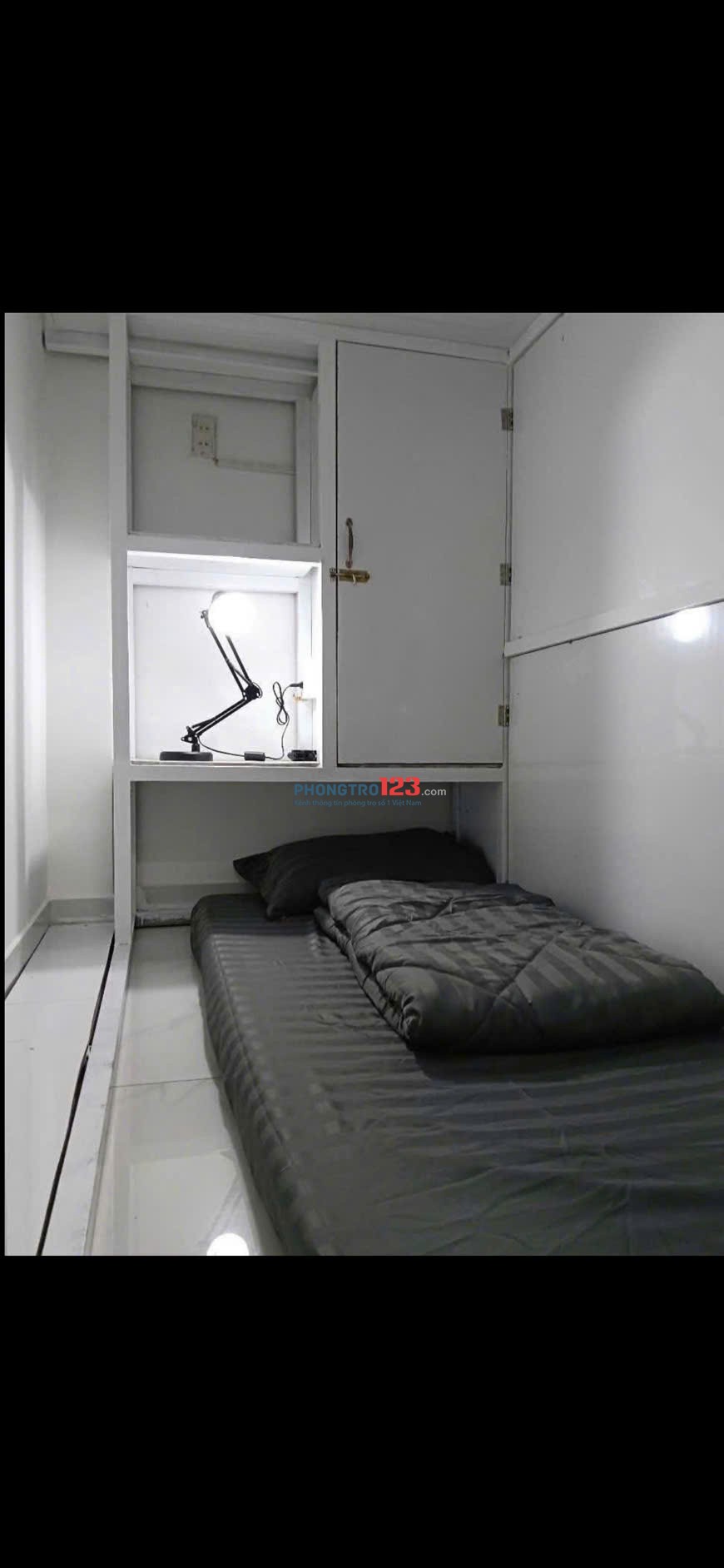 Cho thuê phòng trọ ở ghép sleepbox, máy lạnh, giặt free, đầy đủ tiện nghi, quận 10