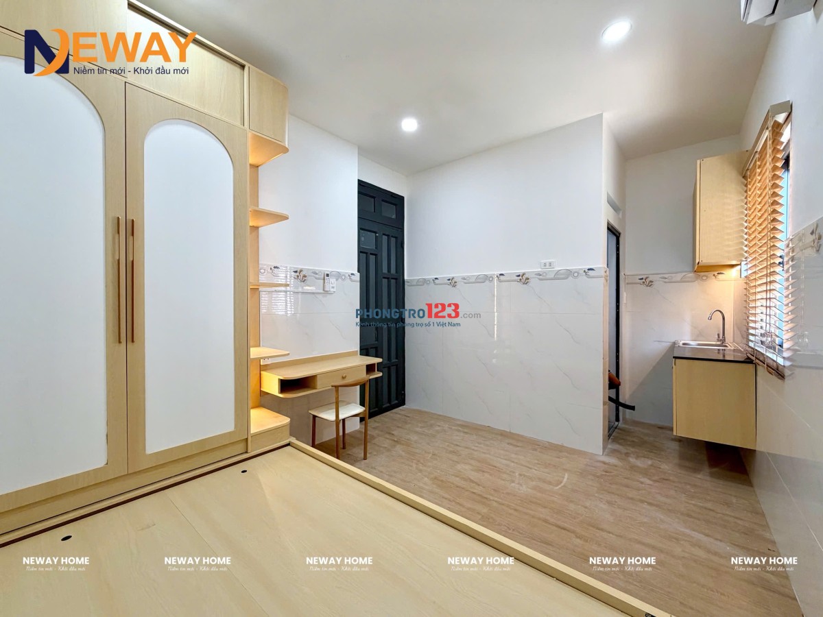 CHO THUÊ STUDIO CỬA SỔ QUẬN TÂN PHÚ – GẦN AEON MALL, GÒ DẦU, ĐH CÔNG THƯƠNG - ĐỦ NỘI THẤT