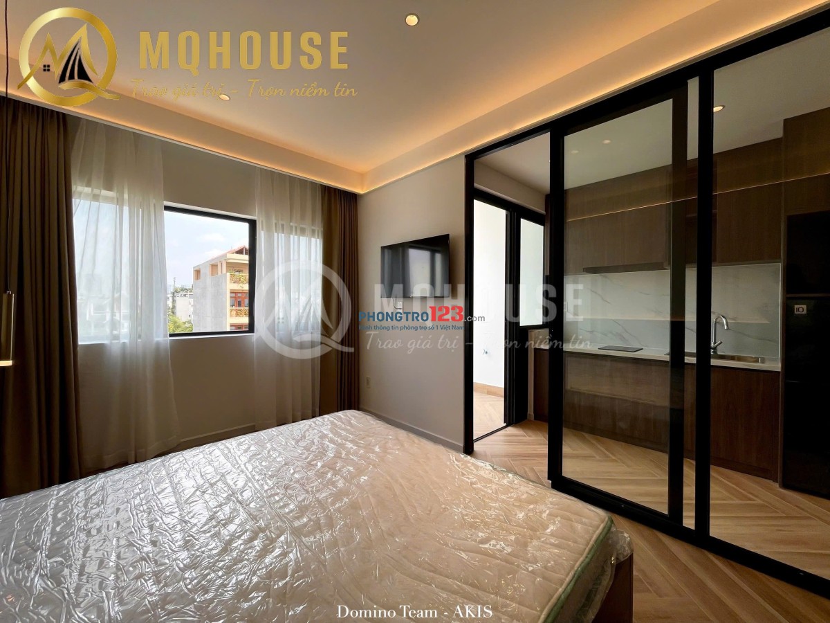 Dự án mới căn 1PN ban công mặt trước được trang bị full nội thất gần Đảo Kim Cương
