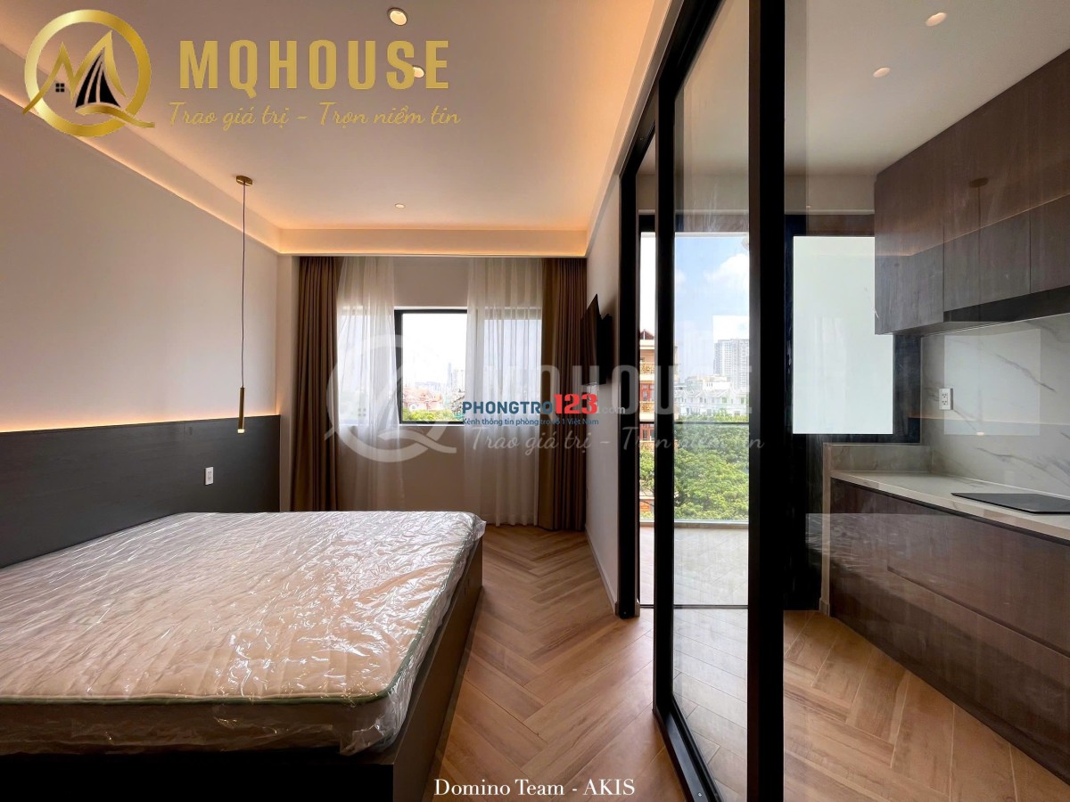 Dự án mới căn 1PN ban công mặt trước được trang bị full nội thất gần Đảo Kim Cương