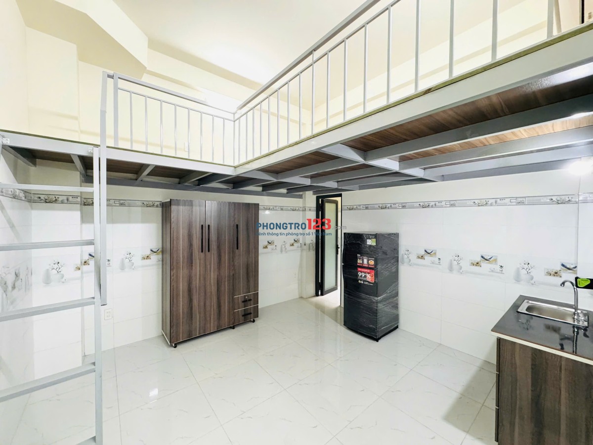 HOT!! KHAI TRƯƠNG CĂN HỘ GÁC LỬNG MỚI 100% – CHO ĐỂ XE ĐIỆN+SẠC & FREE PHÍ DỊCH VỤ – NƯỚC NÓNG LẠNH