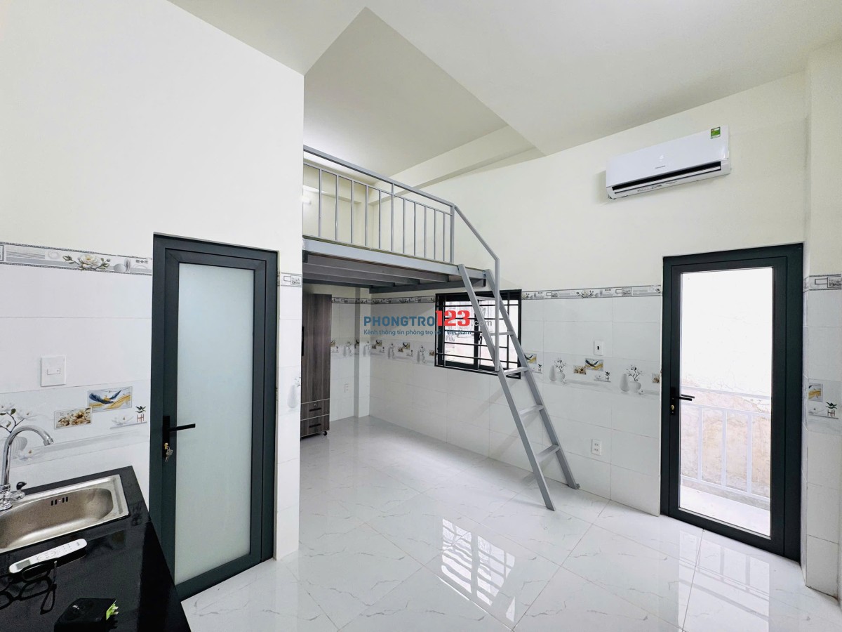 HOT!! KHAI TRƯƠNG CĂN HỘ GÁC LỬNG MỚI 100% – CHO ĐỂ XE ĐIỆN+SẠC & FREE PHÍ DỊCH VỤ – NƯỚC NÓNG LẠNH