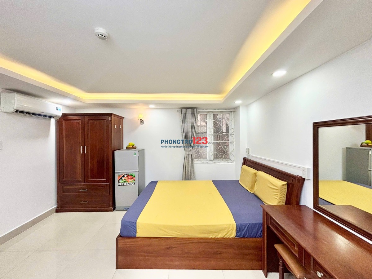 PHÒNG FULL NỘI THẤT CAO CẤP CỬA SỔ LỚN TẠI LƯU NHÂN CHÚ TRUNG TÂM TÂN BÌNH GẦN SÂN BAY TÂN SƠN NHẤT