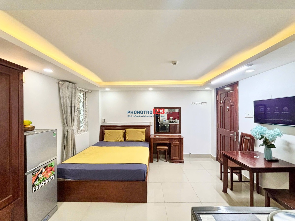 PHÒNG FULL NỘI THẤT CAO CẤP CỬA SỔ LỚN TẠI LƯU NHÂN CHÚ TRUNG TÂM TÂN BÌNH GẦN SÂN BAY TÂN SƠN NHẤT