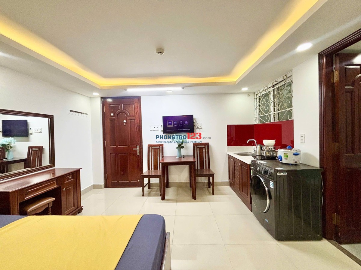 PHÒNG FULL NỘI THẤT CAO CẤP CỬA SỔ LỚN TẠI LƯU NHÂN CHÚ TRUNG TÂM TÂN BÌNH GẦN SÂN BAY TÂN SƠN NHẤT