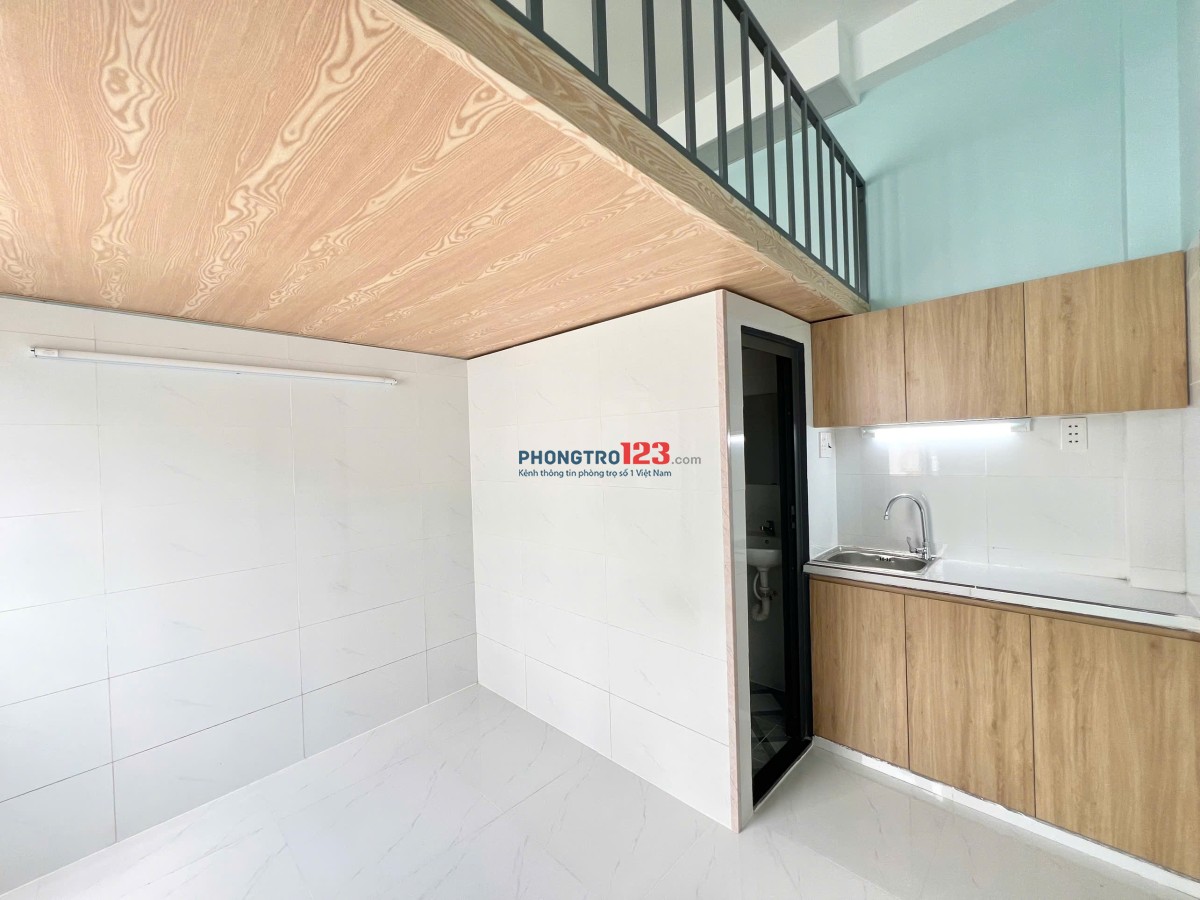 PHÒNG CÓ GÁC CỬA SỔ LỚN - MỚI XÂY TÂN SƠN TÂN BÌNH
