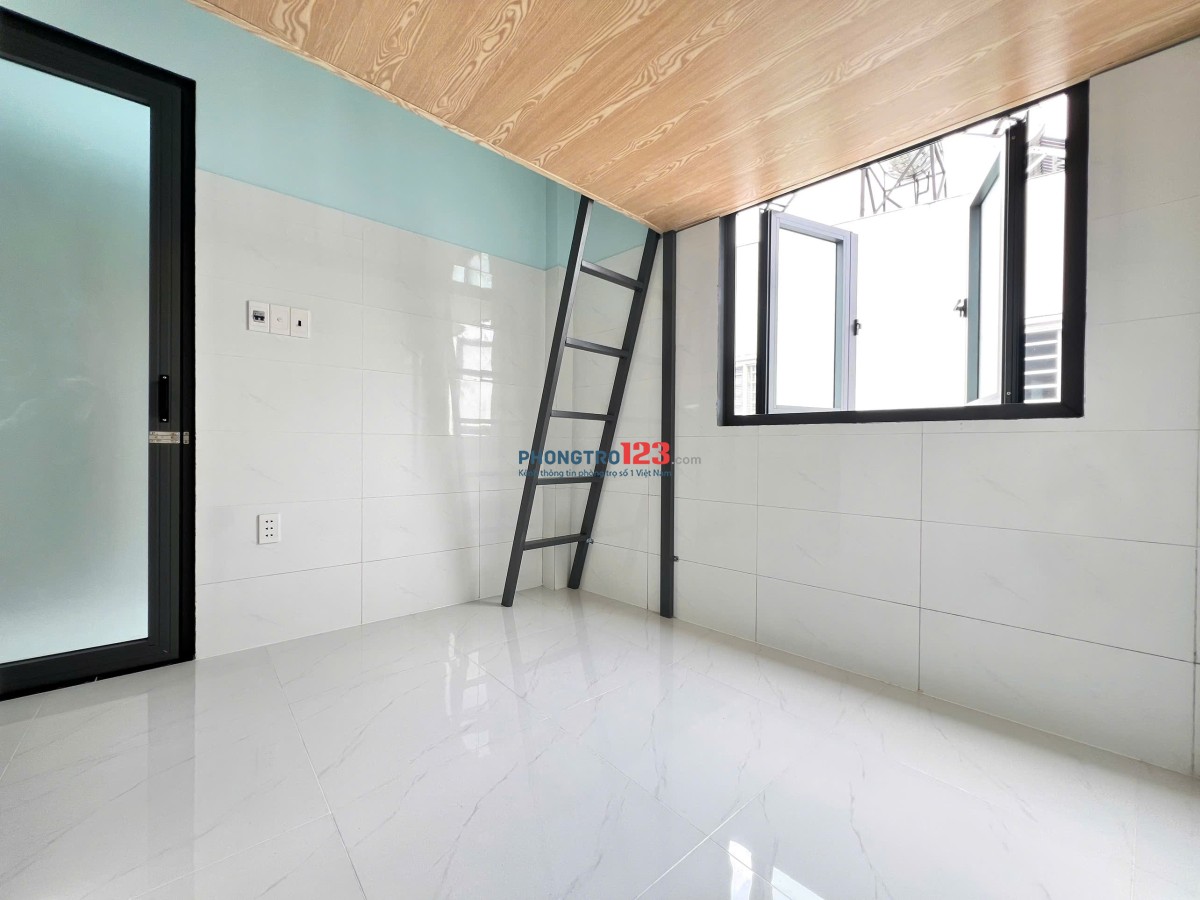 PHÒNG CÓ GÁC CỬA SỔ LỚN - MỚI XÂY TÂN SƠN TÂN BÌNH