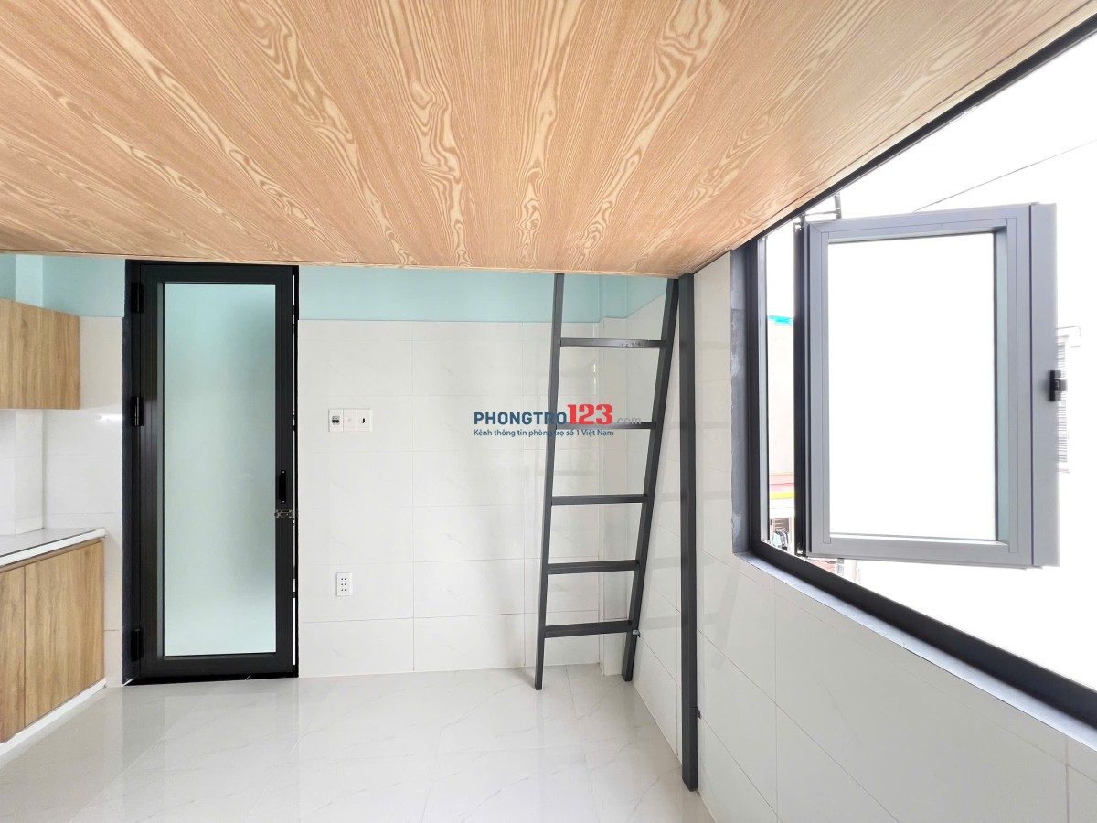 PHÒNG CÓ GÁC CỬA SỔ LỚN - MỚI XÂY TÂN SƠN TÂN BÌNH