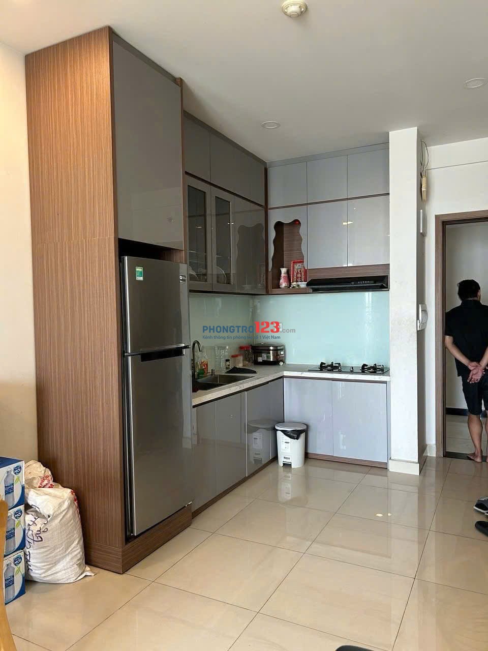 C/c Coopmart, Trường Sa, Q3, 1PN, 1WC, 56m2, Nội thất mới, 10tr/th