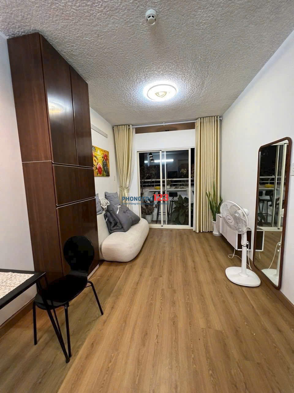 C/c Thái An 3, Nguyễn Văn Quá, Q12: 1p ngủ, 47m2, Bancong, 6tr/th.