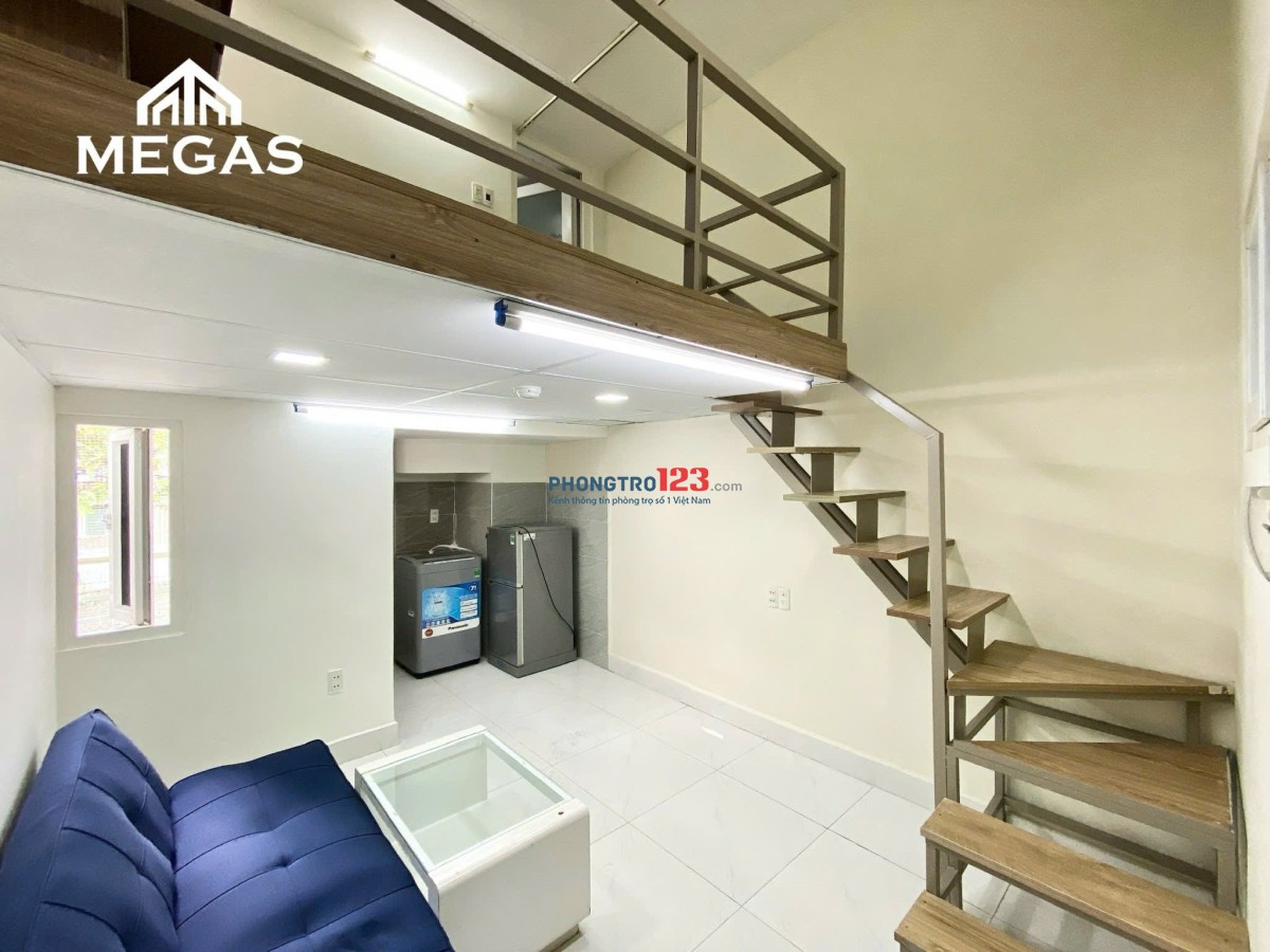 CHO THUÊ CHUNG CƯ MINI DẠNG STUDIO DUPLEX CỬA SỔ MÁY GIẶT RIÊNG NGAY TRUNG TÂM QUẬN 7