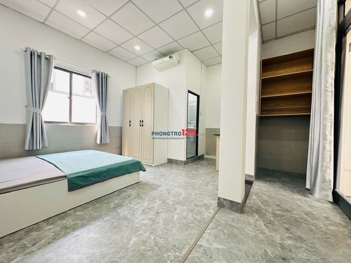Căn Studio với không gian rộng được trang bị full nội thất 30m2 khu vực an ninh cao