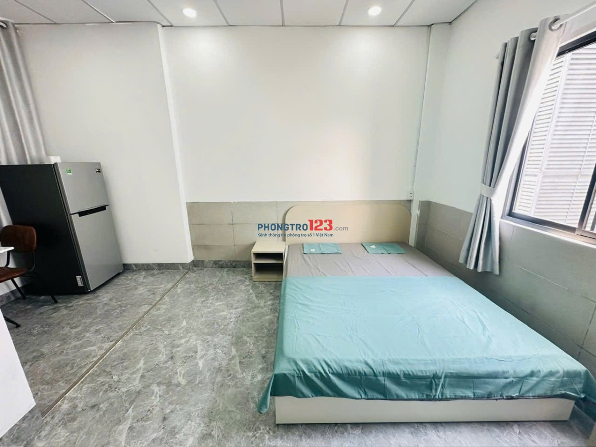 Căn Studio với không gian rộng được trang bị full nội thất 30m2 khu vực an ninh cao