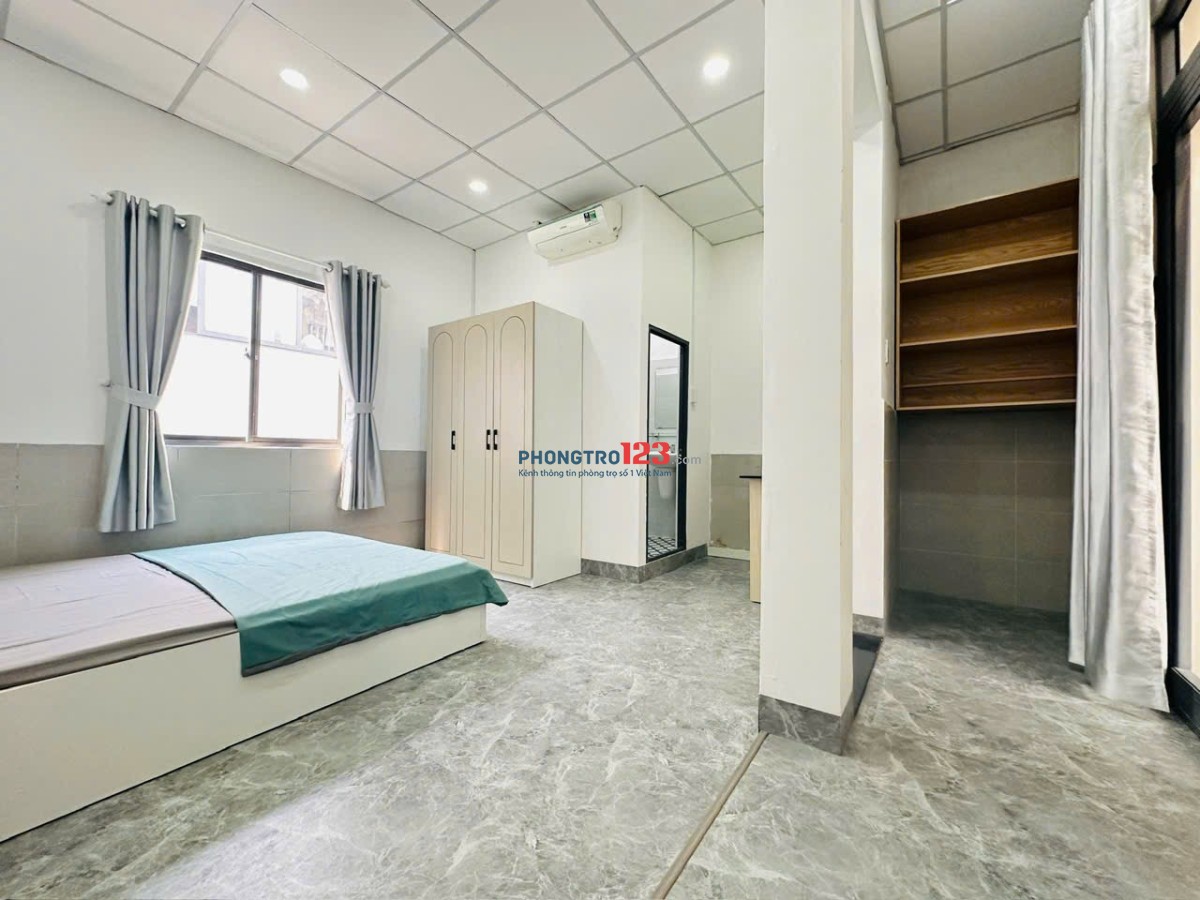 Căn Studio với không gian rộng được trang bị full nội thất 30m2 khu vực an ninh cao