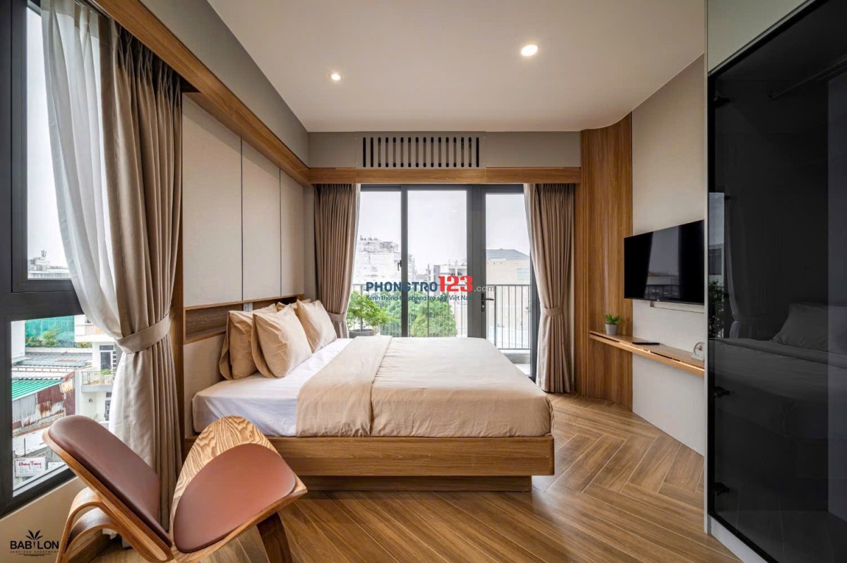 Cho thuê căn hộ mini balcony giá rẽ ngay chợ Bến Thành - Bùi Viện