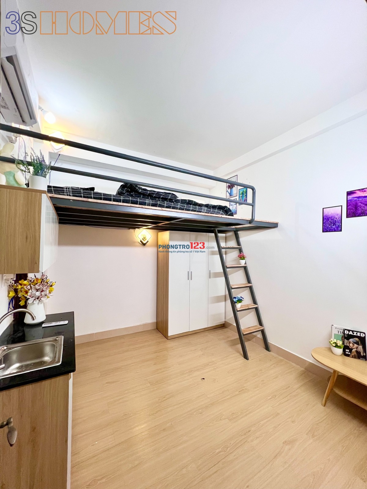  STUDIO GIÁ RẺ BÌNH THẠNH – FULL NỘI THẤT MỚI NGAY BÌNH THẠNH Mai Xuân Thưởng – gần Văn Lang