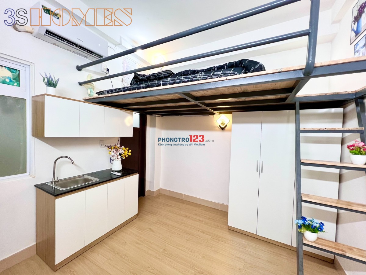  STUDIO GIÁ RẺ BÌNH THẠNH – FULL NỘI THẤT MỚI NGAY BÌNH THẠNH Mai Xuân Thưởng – gần Văn Lang
