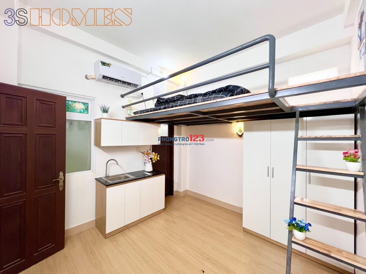  STUDIO GIÁ RẺ BÌNH THẠNH – FULL NỘI THẤT MỚI NGAY BÌNH THẠNH Mai Xuân Thưởng – gần Văn Lang