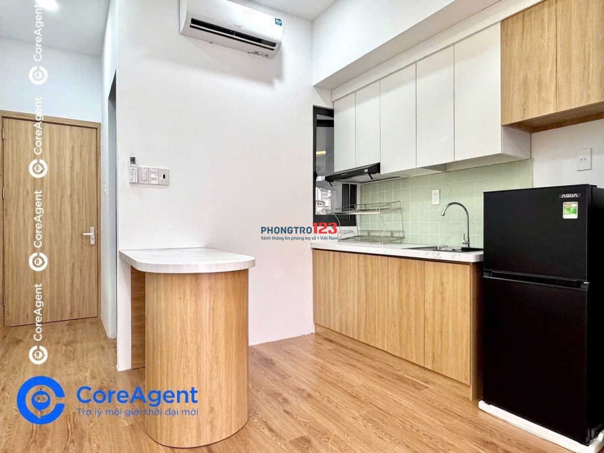 TRỐNG SẴN 1P DUY NHẤT DẠNG STUDIO RỘNG 30M2 BANCOL FULL NỘI THẤT NEW 100% NGAY LÊ THÚC HOẠCH
